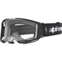 (image for) Alpinestars Vision 8 Goggles - Amber Black/Silver (Clear Lens)