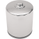 (image for) 3 1/4" Magnetic Ring Oil Filter - Chrome w/ Nut