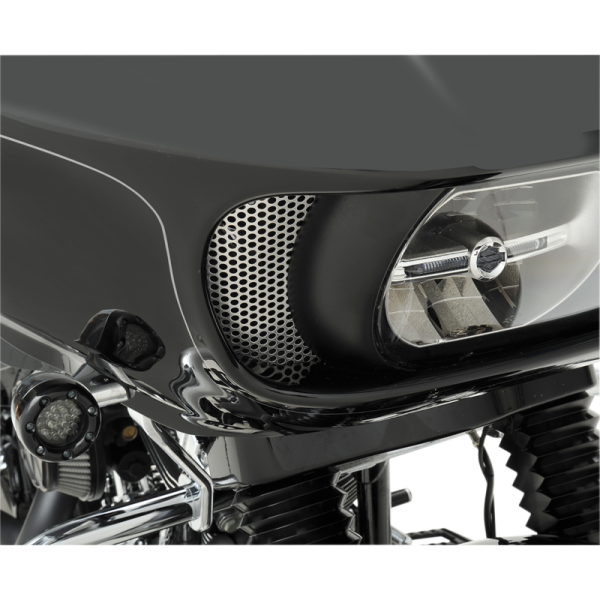 (image for) Klock Werks Fairing Vent Screen Round Chrome