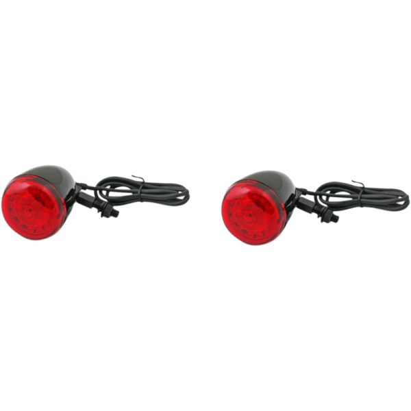 Custom Dynamics ProBEAM Universal Solid Red Rear LED Turn Signals