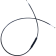 (image for) Classic Black Vinyl Clutch Cable