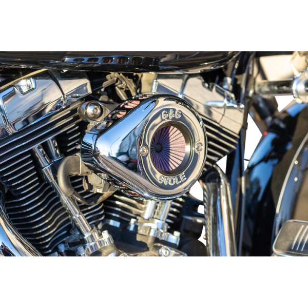 (image for) S&S CYCLE Air Stinger Kit with Teardrop Cover (Chrome) for Touring/Softail
