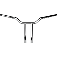 (image for) Chrome 1 1/4" One-Piece Kage Fighter T-Bars, 14" End Rise
