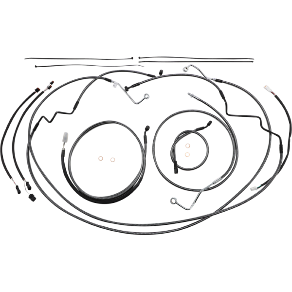 (image for) MAGNUM Karbonfibr Designer DOT Handlebar Installation Kit, 12"-14" Apes