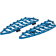 (image for) MX Driver Floorboard, Blue Anodized