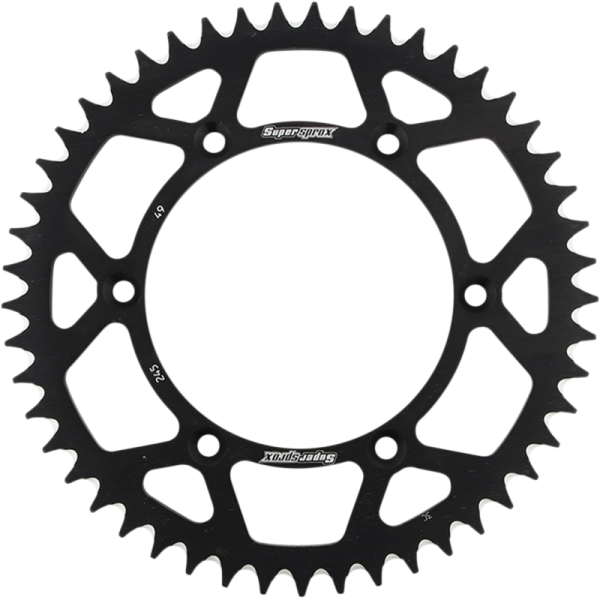 (image for) SUPERSPROX Rear Sprocket - 49T (Aluminum/Black)