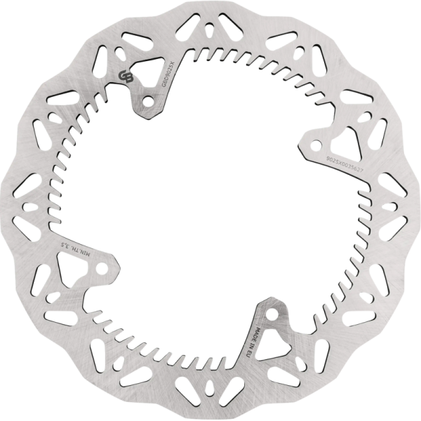 (image for) GBrakes Stainless Steel Wave Rear Brake Rotor