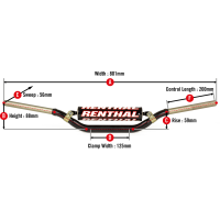 (image for) Twinwall® Handlebars - Yamaha YZ 07-23, YZ (F) 07-17 - Black