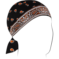 (image for) Flydanna Headwrap - Classic bandanna orange/black
