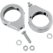 (image for) Turn Signal Fork Clamp Grooved 49mm Chrome