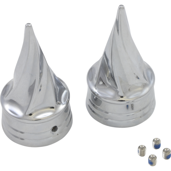 (image for) Kuryakyn Front Axle Nut Covers Twisted