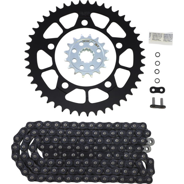 (image for) Vortex GFRA Aluminum Chain Kit (Black) for BMW S1000RR 20-23