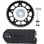 (image for) Vortex GFRA Aluminum Chain Kit (Black) for BMW S1000RR 20-23