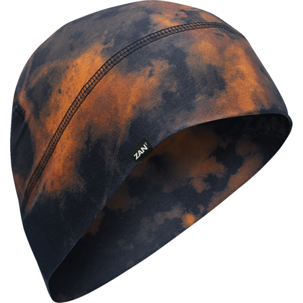 (image for) Zan Headgear SportFlex Beanie - Black & brown tie dye