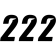 (image for) Slash Series Numbers - 6" Black - No. 2