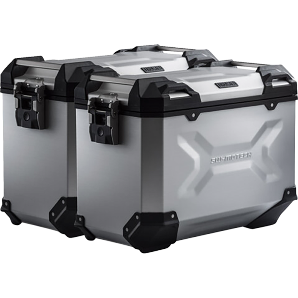 (image for) SW-MOTECH TRAX ADV Side Case Set - 45/45 L, Silver