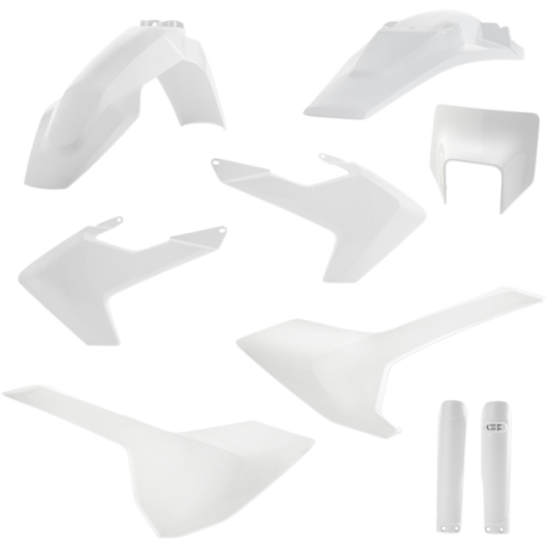 (image for) Acerbis Full Plastic Kit - White