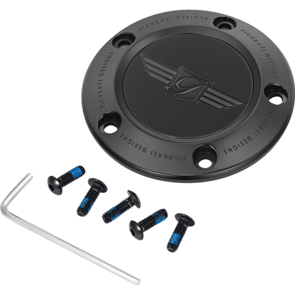 (image for) Timing Cover Black w/ Figurati Designs logo