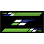 (image for) Kawasaki Black/Green Door Mat