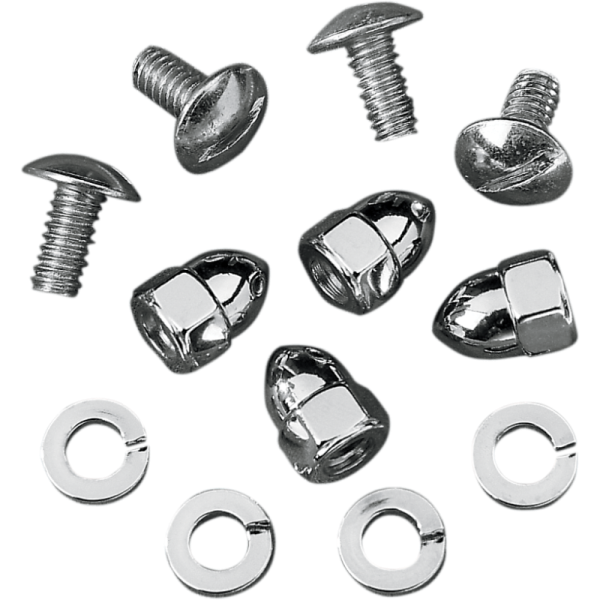 Drag Specialties License Plate Acorn Set