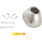 (image for) FMF RCT Repl. End Cap Kit, Stainless Steel