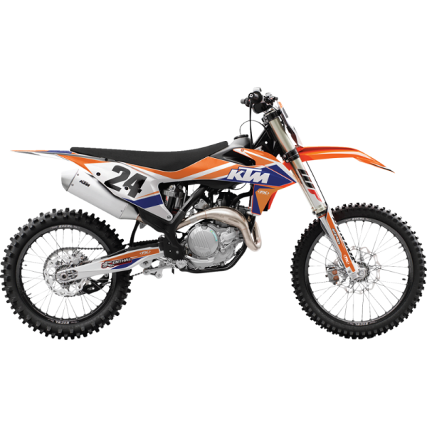 (image for) Factory Effex EVO 19 Graphics Kit - KTM 125-450 SX/SX-F 11-12, 150-300 XC 11-13, 250-450 XC-F 11-12, EXC 12-13