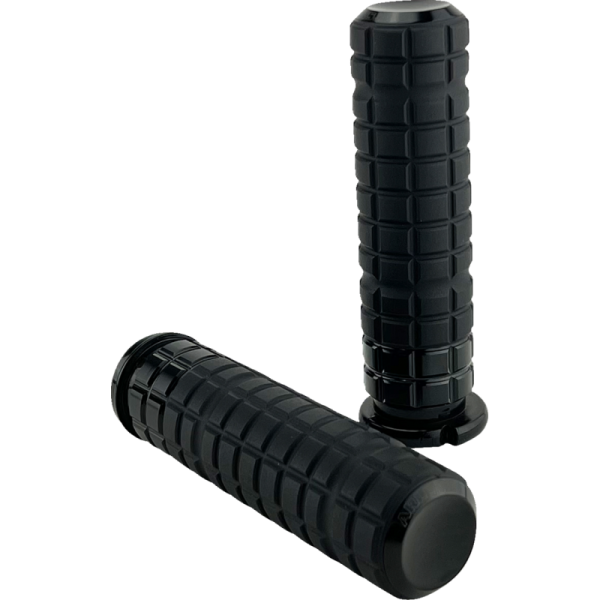 (image for) Arlen Ness Speedliner Grips - Black Anodized - 24 FLHTK/FLTRK/FLHRXS