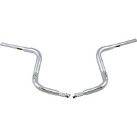 (image for) EZ Install Round Top Handlebar - Chrome, 12” Rise