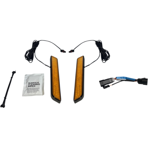 (image for) Custom Dynamics Amber lens, black finish (CVO)