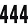 (image for) Standard Numbers - 8" Black - No. 4