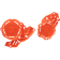 (image for) Acerbis X-Power Engine Cover Kit - Orange 16