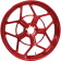 (image for) Arlen Ness Forged Billet Front Rim, 21" x 3.5", Speed-5 Red