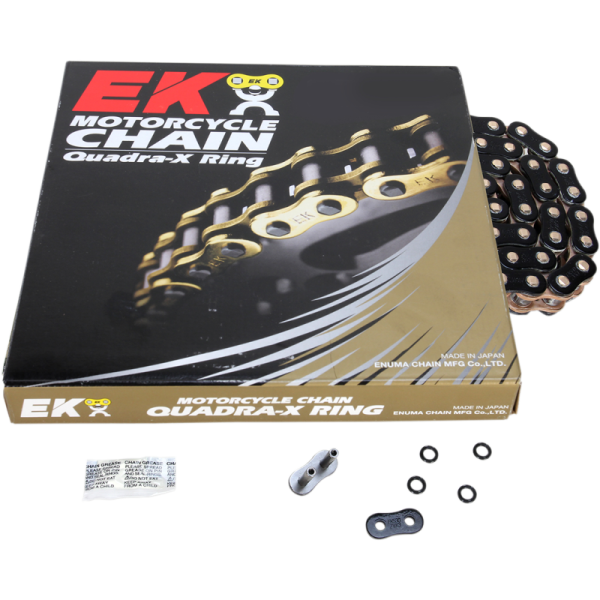 (image for) EK 520ZVX3 Cut-to-Length Chain, 120 Links, Black/gold