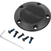 (image for) Timing Cover Black w/ Figurati Designs logo