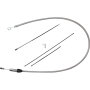 (image for) Quick Connect Upper Clutch Cable Stainless 45"