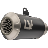 (image for) LeoVince LV-10 Black Stainless Steel Slip-On Exhaust