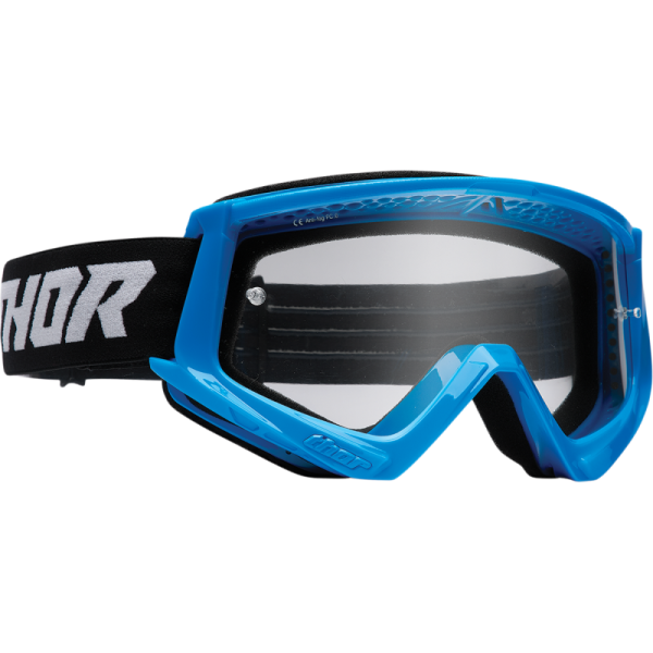 (image for) Thor Youth Combat Goggles - Blue/Black