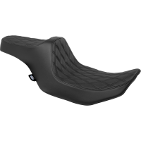 (image for) Drag Specialties Predator III Seat, Double Diamond Black Thread