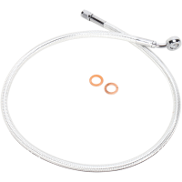 (image for) Universal Upper Front Brake Line 30" (Sterling Chromite)