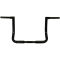 (image for) Bagger Ape Hanger Gloss Black 13"