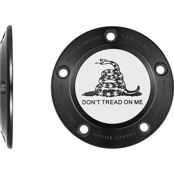 (image for) FIGURATI DESIGNS Timing Cover Black w/ Don’t Tread on Me