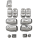 (image for) Chrome 12-Piece Switch Cap Kit