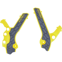(image for) Acerbis X-Grip Frame Guard - Suzuki DR-Z400E/S/SM 00-23 - Gray/yellow