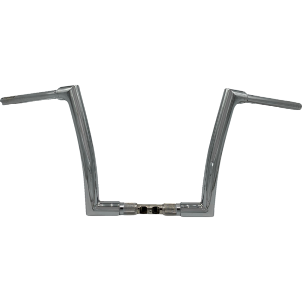 (image for) FAT BAGGERS INC EZ Install Flat Top Handlebar - Chrome, 12” Rise
