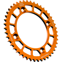 (image for) JT Sprockets RaceLite Orange Aluminum Rear Sprocket - 46T