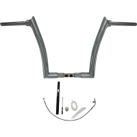 (image for) Fat Baggers Pointed Top EZ Install Handlebar 14" Chrome