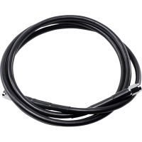 (image for) Black Vinyl-Coated Stainless Steel Brake Line 64"