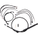 (image for) Burly Brand Black Vinyl Handlebar Cable and Brake Line Kit for Jail Bars, For 14" Jail bars