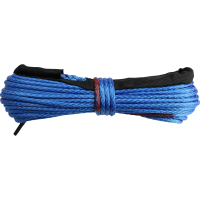 (image for) KFI Blue Synthetic Winch Rope - 3/16" x 50'
