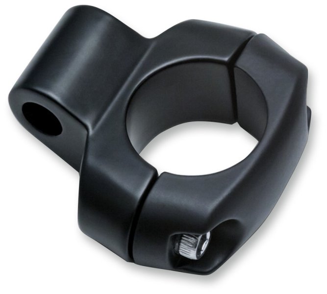 (image for) Kuryakyn Replacement Mounting Brackets, Satin Black, 1" Handlebars